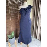 ราคา ชุดราตรียาว เกาะไหล่ระบาย ชุดออกงานสาวอวบ ชุดเดรสสาวอวบ เดรสไปงานแต่ง ชุดเพื่อนเจ้าสาว ผ้ามิลิน สาวอวบ คนอ้วน plus size (17002128635)