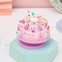ราคา The whisper Cake music box กล่องดนตรีแฮนด์เมด ครีมหมากฝรั่ง DIY หมุนกล่องดนตรี ทำด้วยมือ กระเป๋าวัสดุ ของขวัญสำหรับเด็ก (20136881189)