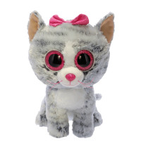 ราคา ตุ๊กตา TY Beanie Boos KIKI grey cat size regular (2143318828)