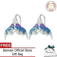 ราคา BAMOER ต่างหูหางนางเงือกสำหรับผู้หญิง925เงินสเตอร์ลิงแนวแฟนตาซีต่างหูเคลือบสีฟ้าสำหรับงานปาร์ตี้ BSE921ของขวัญเครื่องประดับที่ดี (20183406188)