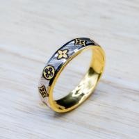 ราคา YHLG แหวนทองรุ้งเลเซอร์ชุบสี น้ำหนักหนึ่งครึ่งสลึง (20237529303)