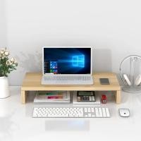 ราคา ชั้นวางจอค อมพิวเตอร์ แท่นวางจอคอม ที่วางจอคอม ชั้นวางจอคอมพิวเตอร์ โต๊ะไม้วางคอมพิวเตอร์ ชั้นไม้ โต๊ะทำงาน ชั้นวางของ (14087023107)