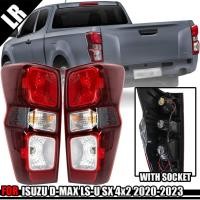 ราคา ไฟท้ายอีซูซุ ไฟท้ายรถยนต์ ไฟท้าย สำหรับ อีซูซุ ดีแม็กซ์ ISUZU DMAX 1 9 ปี 2020 2021 2022 2023 พร้อมชุดหลอดไฟ และสายไฟ 1 คู่ ซ้าย ขวา มีแยกซ้าย ขวา (18799290351)