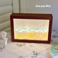 ราคา IQ Joy โคมไฟกลางคืน กรอบรูปดอกทิวลิป DIY โคมไฟ Led กรอบรูป ชุดวัสดุแฮนด์เมด คุณสามารถใส่รูปภาพ ของขวัญ ของตกแต่งบ้าน (19794963021)