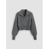 ราคา Cider Solid Knit Polo Zipper Cardigan (20025933465)