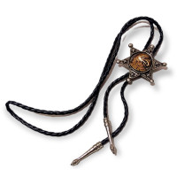 ราคา โบโลไทด์ สร้อยคาวบอย เนคไทสไตล์คาวบอย เข็มกลัดคาวบอย Bolo tie Cowboy ใส่ได้ทั้งกับชุดคาวบอย หรูหรา สุดแนว สามารถขยับจัดระดับระยะ สั้น ยาว (17309390146)