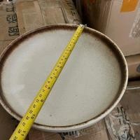 ราคา จานชามเซรามิค จานข้าว จานแบน จานขนาดใหญ่ 10 นิ้ว แบบยกขอบ เนื้อหนา เข้าไมโครเวฟได้ (20660311911)