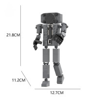 ราคา Skibidi Toilet Figure Building Blocks The Audio Man And Camera Man Speakerman Toys Room Decor For Children Birthday Gifts (19911501085)