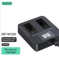 ราคา LLANO Fuji ที่ชาร์จกล้อง NP W126 LED USB ดิจิตอลช่องคู่สำหรับ NP W126 Xs10 X100v Xt30เครื่องชาร์จแบตเตอรี่ A5 Xe4 (19977969122)