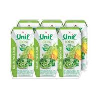 ราคา ราคาส่งถูก ยูนิฟ น้ำผักใบเขียว 100 200 มล x 6 กล่อง Unif Green Vegetable 100 200 ml x 6 สินค้าใหม่ ล็อตใหม่ ของแท้ บริการเก็บเงินปลายทาง (19073950491)