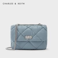 ราคา CHARLES and KEITH CK2 20270770 กระเป๋าสะพายไหล่สายโซ่สำหรับผู้หญิง (14819606598)