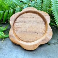 ราคา ที่รองแก้ว จานรองแก้ว รองแก้ว ไม้สักแท้ สินค้าพร้อมส่ง (18576729375)