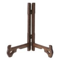 ราคา QTWIX ขาตั้งรูปภาพไม้3 7นิ้วขาตั้งกรอบรูปชั้นวางที่ยึดจาน (19868811741)