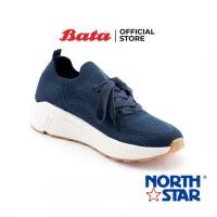 ราคา Bata บาจา NORTH STAR รองเท้าผ้าใบแบบผูกเชือก รองเท้าลำลองแฟชั่น สำหรับผู้หญิง สีกรมท่า 5809228 สีขาว 5801228 (17438866830)