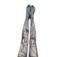 ราคา ผู้หญิง Gothic เซ็กซี่ Fishnet Pantyhose ฮาโลวีน Skull Spider Web Hollow Out Sheer ตาข่าย Tights Lolita Kawaii ถุงน่อง (16813803059)