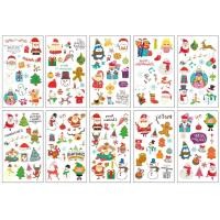 ราคา พร้อมส่ง แทททูสติ๊กเกอร์ คริสต์มาสขนาด 7 12cm แทททูรอยสัก รอยสัก รอยสักชั่วคราว แทททู Tattoo Sticker พร้อมส่งในไทย (16373228380)