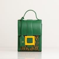 ราคา Chaksarn กระเป๋าเสื่อกกทอมือผสมหนังวัวแท้รุ่น Tally กระเป๋าสะพายใบเล็กใส่โทรศัพท์ (20562851971)