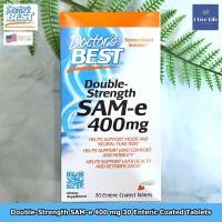 ราคา Doctors Best Double Strength SAM e 400 mg 30 or 60 Enteric Coated Tablets ผลิตภัณฑ์เสริมอาหาร เอส อะดีโนซิล เมไทโอนีน SAMe (13447032090)