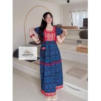 ราคา ชุดดอย ชุดพื้นเมือง ชุดชาวเขา เดรสยาวพิเศษ พร้องส่งทุกตัว มีบริการเก็บปลายทาง (19073632190)