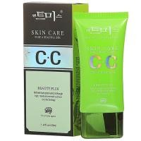 ราคา CC cream หลอดเขียว พริตตี้ ซีซี ครีม Pretty ปรับสีผิวขาว เนื้อครีมสีเขียว (10762953476)