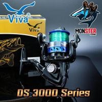 ราคา รอกสปินนิ่ง VIVA DISCOVERY DS3000 BLACK BLUE RED GOLD (1072590233)