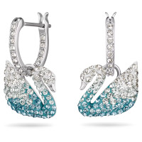 ราคา Swarovski Swarovski Iconic Swan Blue Swan ต่างหูเพชรS925 ต่างหูแฟชั่นสตรีเงินสเตอร์ลิงของขวัญวันเกิดวันวาเลนไทน์ (19460018965)