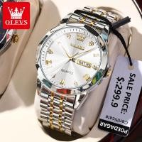 ราคา ประกัน 1 ปี OLEVS ของแท้ นาฬิกา ผู้ชาย สายสแตนเลส กันน้ํา สีเงิน นาฬิกาข้อมือผู้ชาย (18569523535)