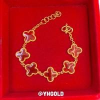 ราคา สร้อยข้อมือทอง1บาท YHGOLD ลงยา ทองคำแท้96 5 (14763225600)