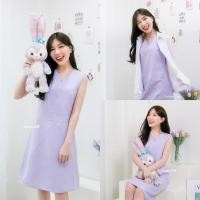 ราคา Common Cold Dress รุ่น Cinderella สีม่วงพาสเทล (16638785084)