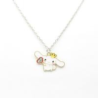 ราคา สร้อยคอการ์ตูนแมวคิตตี้เมโลดี้โซ่ไหปลาร้าจี้ข้าวเย็น Yugui สร้อยโซ่เสื้อกันหนาวน้องหมา Kado Pacar จี้ของขวัญคู่ (18234825729)