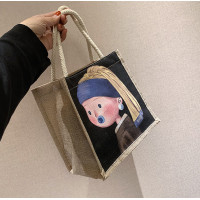 ราคา Mini กระเป๋าสาน กระเป๋าสะพายข้าง กระเป๋าถือ (17125041960)