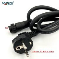 ราคา ขั้วต่อ M19 3Pin 2เมตรสายไฟ AC พร้อมซ็อกเก็ต EU Type Fit สำหรับ SG Series 300 700W Micro Grid Tie Inverter (19843163158)
