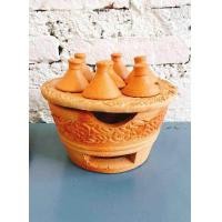 ราคา ของเล่นเด็ก หม้อข้าวหม้อแกงและเตาขนมครกดินเผา 20 ชิ้น (479516595)