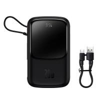 ราคา Baseus แบตเตอรี่เสริม20W 10000MAh ชาร์จเร็ว Power Bank พร้อมสายเคเบิ้ลในตัวจอแสดงผลดิจิตอล22 5W สำหรับโทรศัพท์ Type C 20W สำหรับ IP 11 12 13 14 (17120832787)