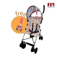 ราคา FIN BABIESPLUS รถเข็นเด็ก รุ่น CAR 1102 1103 รถเข็นก้านร่ม รถเข็นเด็กพับเก็บได้ (16460410426)