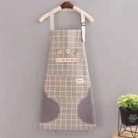 ราคา ผ้ากันเปื้อน มีผ้าเช็ดมือในตัว มีให้เลือกซื้อ6สี ผ้ากันเปื้อนร้านกาแฟ ผ้ากันเปื้อนแบบสวม ผ้ากันเปื้อ (17176098058)