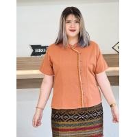 ราคา เสื้อผ้าฝ้าย งานปักมือ handmade อก 48 50 52 (14986685357)
