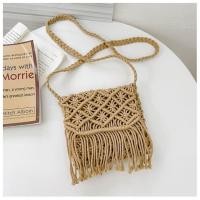 ราคา กระเป๋า กระเป๋าถัก กระเป๋าสะพายข้าง ด้านในบุผ้า มีซิป พร้อมส่ง ของไทย (20155815227)