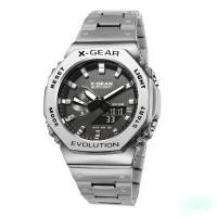 ราคา X GEAR สแตนเลสใหม่อเนกประสงค์นาฬิกาสปอร์ตกันน้ําผู้ชายนาฬิกาปลุกอเนกประสงค์รุ่น 2232G (20372015070)