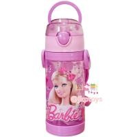 ราคา JKP Toys ฟรีหลอดอะไหล่ร้านเเถมเพิ่มรวม 2 ชุด กระติกน้ำมีหลอดดูด พร้อมสายสะพาย ลายบาร์บี้ (20560101650)