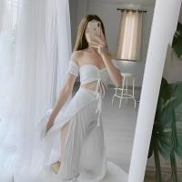 ราคา SpinnyHouse กางเกงผูก กางเกงผ่าข้าง กางเกงผูกผ่าข้าง กางเกงผูกเอว สีขาวล้วน กางเกงมัดเอว รุ่น กางเกงผูก P203B (19385098829)