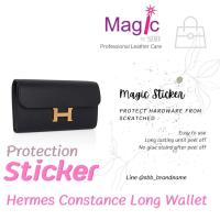 ราคา ฟิล์มกันรอย สติ๊กเกอร์กันรอย แบบด้าน Hermes Constance wallet Togo Slim (19586480372)