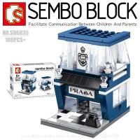 ราคา บล็อกตัวต่อร้านค้า SEMBO BLOCK SD6010 SEMBO BLOCK 601064 (894344377)