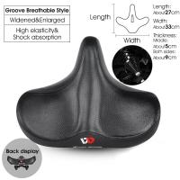 ราคา WEST BIKING อานจักรยานสบาย Thicken ตัวหน่วงการสั่นสะเทือนที่นั่งจักรยาน Hollow Memory Foam Ergonomics นุ่มอานจักรยานเบาะจักรยานเสือภูเขาอุปกรณ์เสริม (8807334480)
