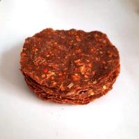 ราคา ถั่วเน่าแขป ถั่วเน่าแข็บทรงเครื่อง ถั่วเน่า อาหารพื้นบ้าน 5แผ่น (10598822567)