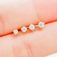 ราคา พร้อมส่ง ต่างหูเพชรแท้ 4 เตย เม็ดละ 6ตัง 8ตัง 10ตัง ทองคำแท้9K ทอง37 5 เพชรแท้น้ำ100 เบลเยี่ยมคัต (18465509217)