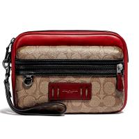 ราคา กระเป๋า COACH F84681 TERRAIN POUCH IN COLORBLOCK SIGNATURE CANVAS QBPKP (8193137243)