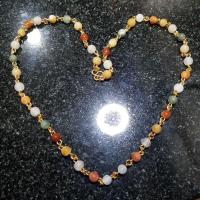 ราคา สร้อยคอหยกพม่าแท้ ธรรมชาติ หยกสลับสีสวย ยาว24 นิ้ว สวมหัวได้เลย เม็ดสวย ข้อต่อเเข็งแรง (12487493479)