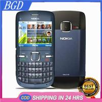 ราคา สำหรับ Nokia C3 00 S40คลาสสิกเก่าคีย์บอร์ดโทรศัพท์มือถือสำหรับนักเรียนผู้สูงอายุโทรศัพท์มือถือสแตนด์บายยาวตรงโทรศัพท์มือถือ EU (16308734917)
