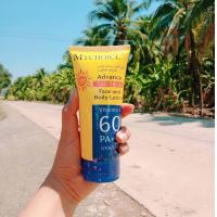 ราคา My Choice Advance Sun Block 150 g กันแดดมายชอยส์ กันแดดมายช้อยส์ ซันบล็อค SPF 60 PA My Choice sun screen กันแดด ใช้ทั้งผิวหน้าและผิวกาย กลิ่นหอม ปกป้องรังสียูวี (12436754048)